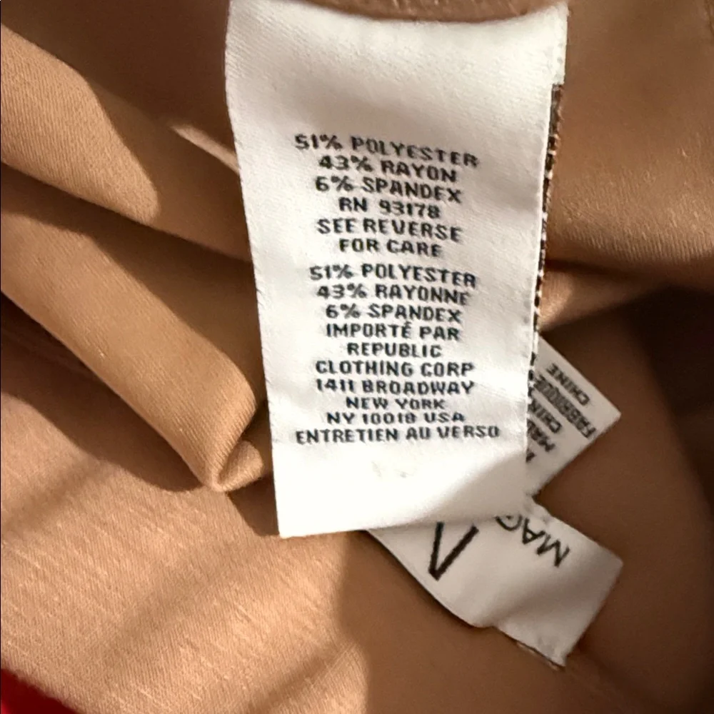 Magaschoni Tan Wide-Leg Pants - Picture 8 of 9